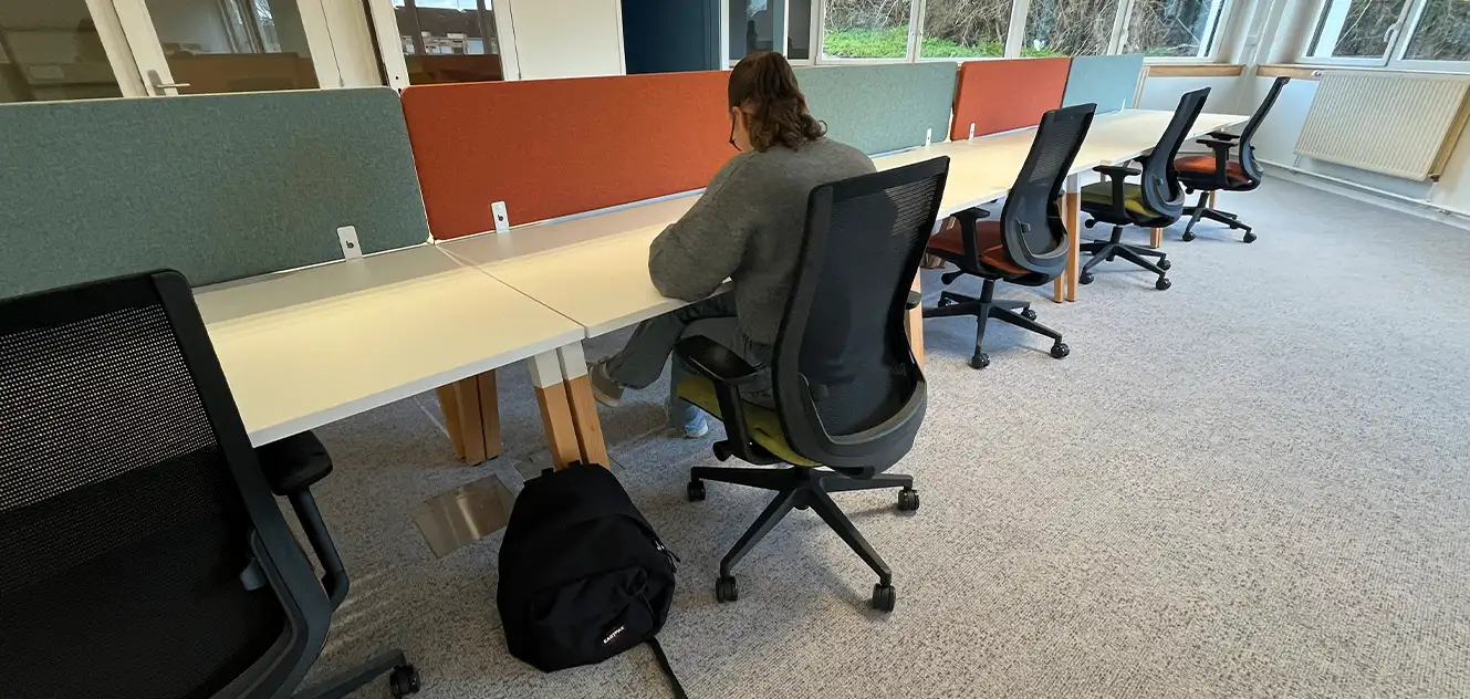 Elève étudiant à La Virgule